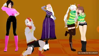 Reaction to undertale mmd part 2