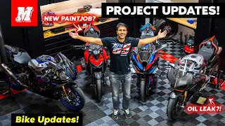 Update On All of Our Bikes! | 2023 BMW M1000RR, Ducati Panigale V4 SP2, Yamaha R1M, Streetfighter V4