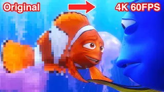 What Disney Pixar's 'Finding Nemo (2003)' Looks Like in 4K 60FPS (Remastered by AI)