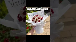 Hướng dẫn làm bó hoa quà tặng