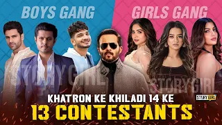 13 Contestants of Khatron Ke Khiladi 14 | Khatron Ke Khiladi 2024 | Rohit Shetty | KKK14 | Munawar