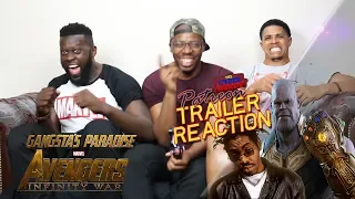 Avengers Infinity War Trailer - Gangta's Paradise Reaction