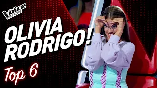 The BEST of OLIVIA RODRIGO on The Voice! | TOP 6