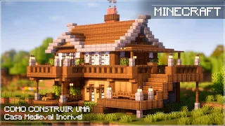 Minecraft | Como Fazer Uma Casa Medieval Incrível Para o Seu Survival