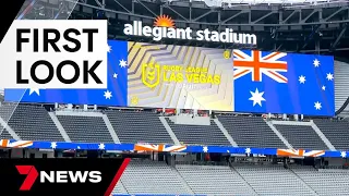 NRL teams have first look at Allegiant Stadium in Las Vegas before season opener | 7 News Australia