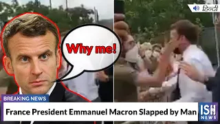 France President Emmanuel Macron Slapped by Man