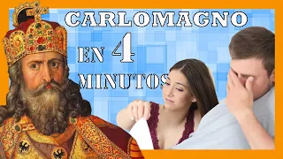 ⚔Carlomagno y el Imperio Carolingio en 4 minutos⚔