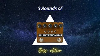 3 Sounds of "SolidGoldFX Electroman MkII" - Bass Edition (No Talking)