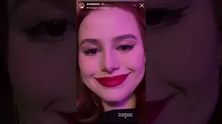 Madelaine Petsch Instagram stories at January 2021