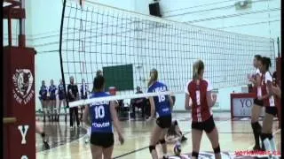 York Lions | Women's Volleyball vs. Lakehead Thunderwolves game highlights - October 19, 2012