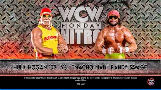 Hulk Hogan '02 vs Macho Man Randy Savage - WWE 2K23 Gameplay