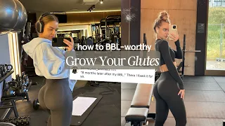 HOW TO BUILD YOUR GLUTES until you get BBL comments