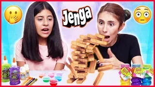 Jenga Slime Challenge Kinetik Kum Slaym Dila Kent