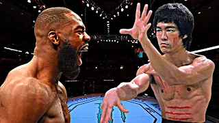 BRUCE LEE VS JON JONES 😱*WAR* (EA SPORTS UFC 4) BRUCE LEE KNOCKOUTS | UFC KNOCKOUTS | UFC BRUCE LEE