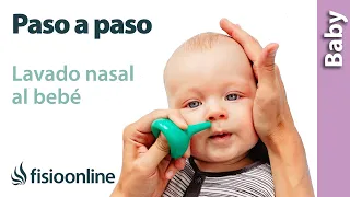 CÓMO hacer LAVADO NASAL al bebé PASO A PASO