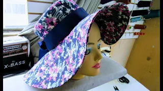 How to make a Sun Hat EASY | Sun hat for women #Tutorial