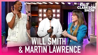Will Smith & Martin Lawrence Surprise Kelly Clarkson With 'Bad Boys' Audience Sing-Along