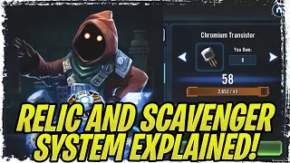 Relic Amplifier and New Scavenger System Explained! Gear 14 in Disguise? | SWGoH