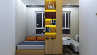 TINY APARTMENT 183sqft ( MICRO STUDIO APARTMENT 17sqm ) | SPACE SAVING IDEAS | NEVER SAY TOO SMALL