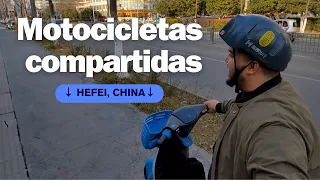 Ciudad china utiliza motocicletas eléctricas públicas