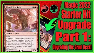 Magic 2022 Starter Kit Gruul Deck Upgrade! - How To Upgrade An MTG Deck