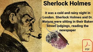 🌟Learn English Through Stories | Level 3 🔥 | Graded Reader | Sherlock Holmes 🌟