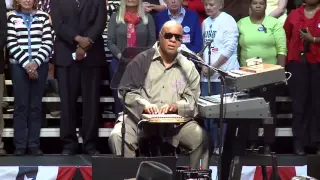 Stevie Wonder Opens Up to Concert Crowd about His New Instrument, the Harpejji