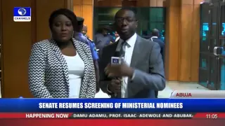 Senate Resumes Screening Of Ministerial Nominees   20/10/15  Pt 1