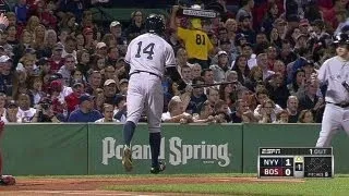NYY@BOS: A-Rod opens the scoring with an RBI grounder