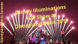 Disney illuminations at Disneyland Paris 2019