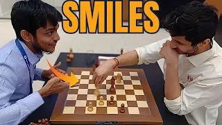 When you play a game so intense that it makes you smile | Aravindh Chithambaram vs Vidit Gujrathi