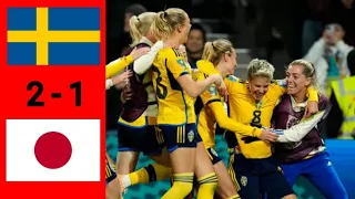 SWEDEN VS JAPAN 2-1 | WOMEN'S WORLD CUP 2023| HIGHLIGHTS & GOAL
