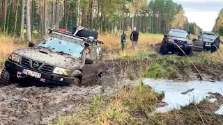 Nissan Patrol Y61 месит грязь, пока Pajero завидует в сторонке - HARDCORE LEVEL  | Latvian Offroad