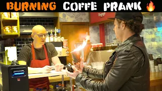 BURNING COFFE PRANK 🔥 - Julien Magic