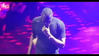 Stormzy chokes up as he performs track Lessons about ex-girlfriend Maya Jama