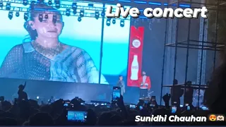 Sunidhi Chauhan's live concert 😍😱 | Sameer Saifi Vlogs | #sunidhichauhan #crowd #moksha