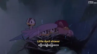 little april shower • myanmarsub+lyrics