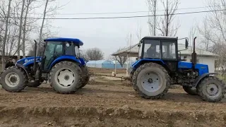 NEW HOLLAND TD5 110 VS BELARUS MTZ 1025.2 BATTLE | Tractor pulling | Битва тракторов