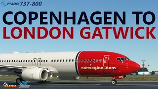 MSFS | PMDG 737-800 - Copenhagen Live on VATSIM! CPH to London Gatwick [RTX4090]