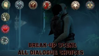ALL Dialogue Options in The Break-Up Scene With Solas - Dragon Age Inquisition