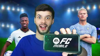 Joguei o FC 24 Mobile pela Primeira vez! (FIFA 24)