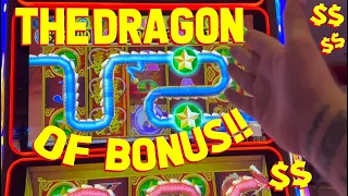 FANTASTICNESS IN FULL DISPLAY on Dragon's Law Triple Bags Slot Machine with VegasLowRoller!!