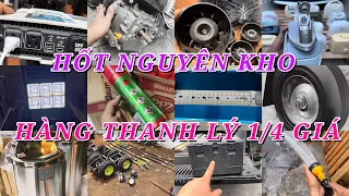 Xã nguyên kho hàng thanh lý,khui pallet hàng nội địa Nhật,thùng rác thông minh,quạt máy bay,đèn NLMT