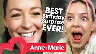 Anne-Marie is absolutely shocked by her birthday surprise! 🎂