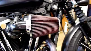 Screaming Eagle Heavy Breather Servicing | K&N Clean & Recharge | Iron 883 Sportster Build Ep. 02