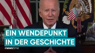 Bidens Rede an die Nation: "Terroristen und Diktatoren dürfen nicht gewinnen"