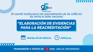 [TALLER] Elaboración de Evidencias para la Reacreditación