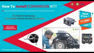 Covert Honda Activa to Hybrid (Petrol + Battery).