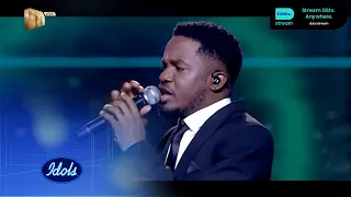 Thabo performs ‘Signed, Sealed, Delivered (I’m Yours) – Idols SA | S19 | Mzansi Magic | Ep 8