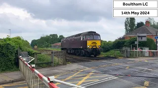 *Light Class 57* Boultham Level Crossing (14/05/2024)